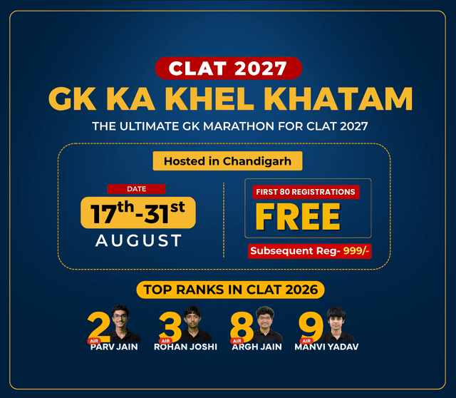 CLAT 2027 GK Ka Khel Khatam Marathon