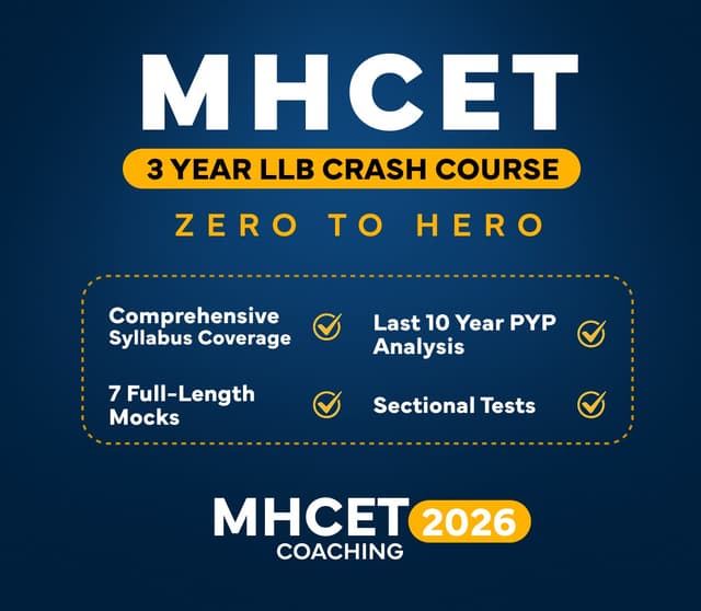 MHCET 2026: Crash Course